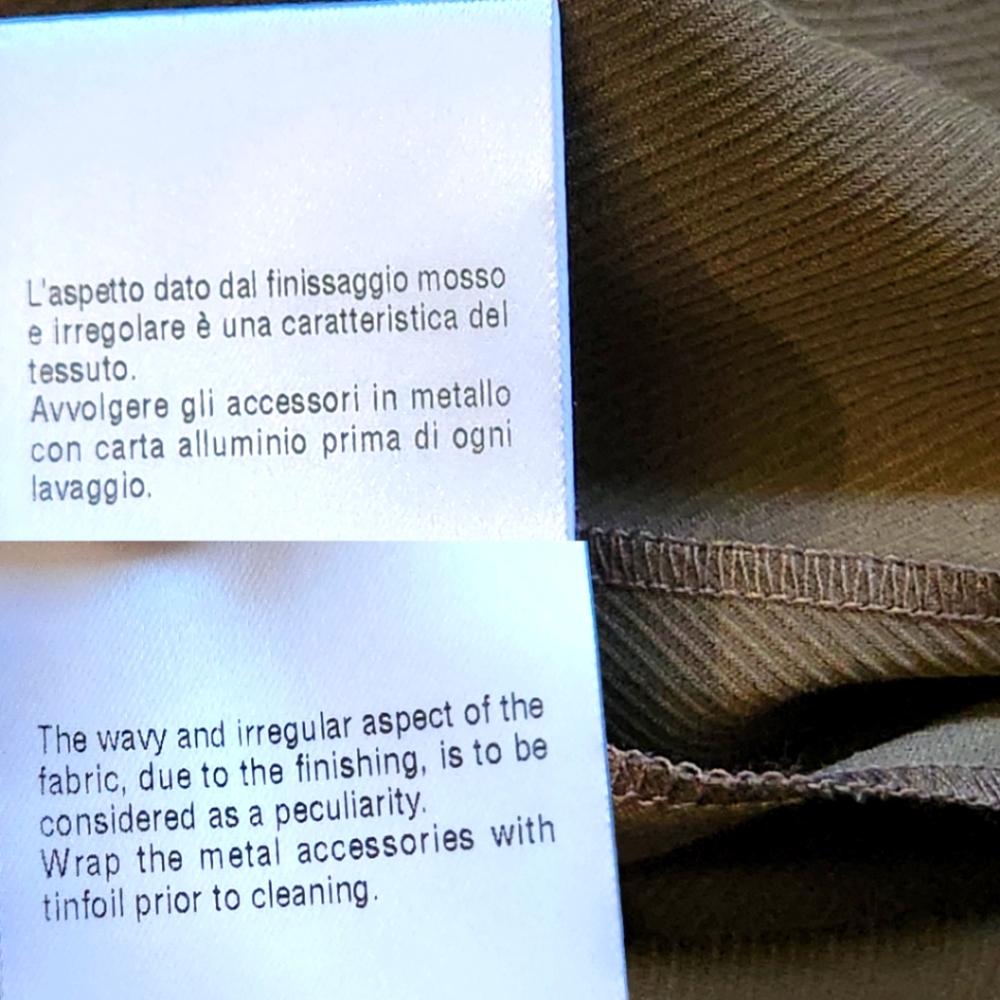GUCCI Sage Green Silk & Cotton Faux Wrap Dress - 42 EU - Picture 14 of 15
